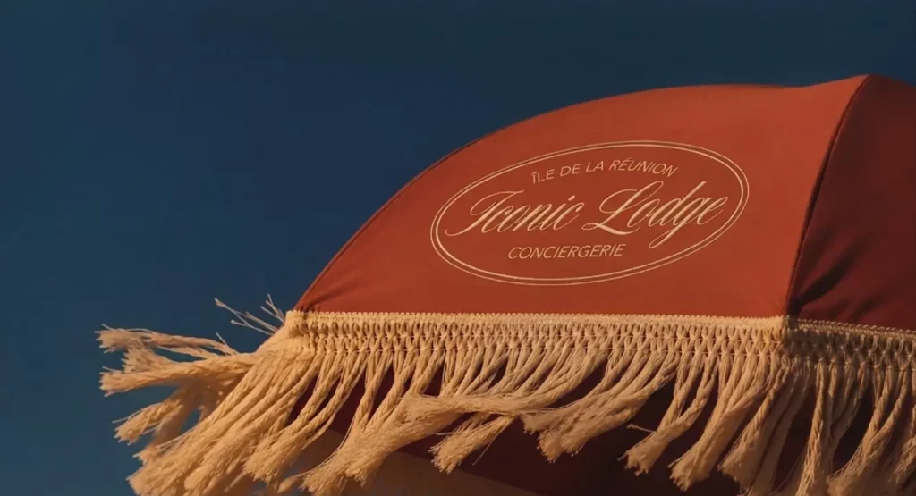 Parasol de la conciergerie immobilière Iconic Lodge à l'île de la Réunion